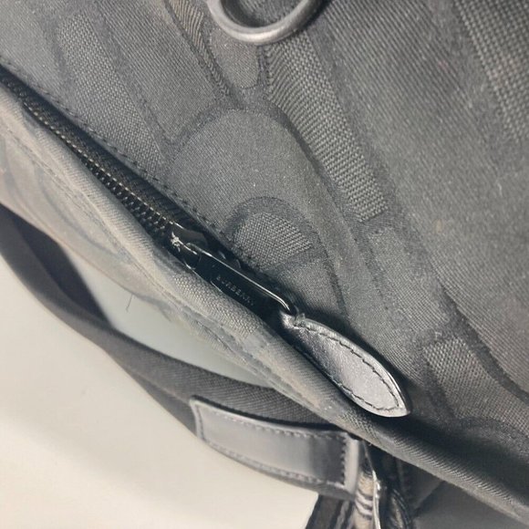 BURBERRY TB logo Backpack Backpack Canvas/Leather Black main image 7